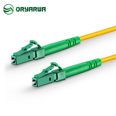 LC APC ถึง LC APC Simplex สายแพทช์ไฟเบอร์ออปติกจัมเปอร์โหมดเดียว