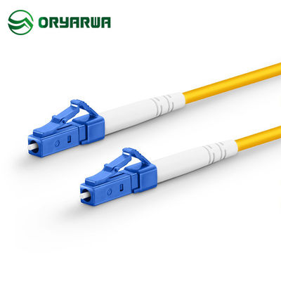 LC UPC ถึง LC UPC Simplex Single Mode Patch Cord OS2 LSZH
